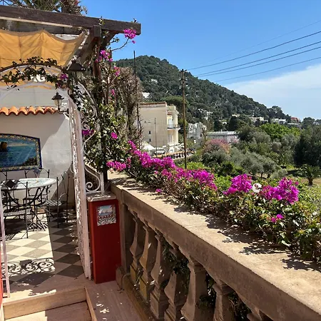 Luxury Villa Pompeiana Via Camerelle Con Terrazza Vista Mare * Capri